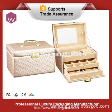 custom jewelry box with foam insert (WH-3673)